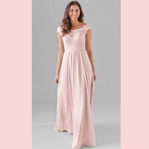 Kennedy Blue “Lola” Bridesmaid Dress in Blush